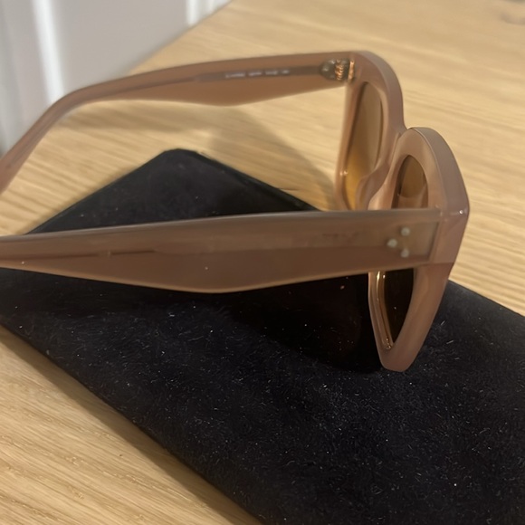 Celine Sunglasses Tan Frame, Brown Lenses, 51MM - Picture 4 of 5
